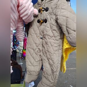 Perry Ellis Tan Jacket with Navy Lining